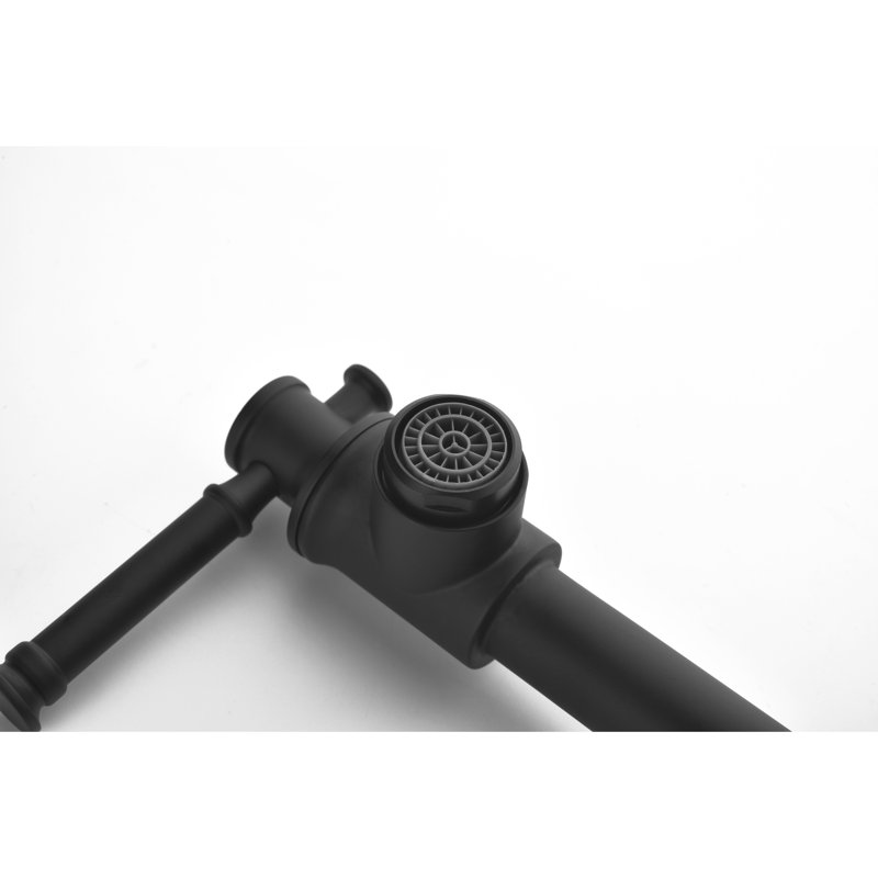 Matte Black Pot Filler Faucet, Wall Mounted Brass With Finish And Smooth Operation Filler, Faucet Fingerprint Resistance