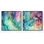 Chuipek - Ensemble de 2 collages carrés abstraits-101859408-101859409