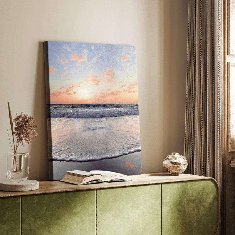 Blush Dusk II -Gallery Wraraped Cavas, H 48 po x l 32 po