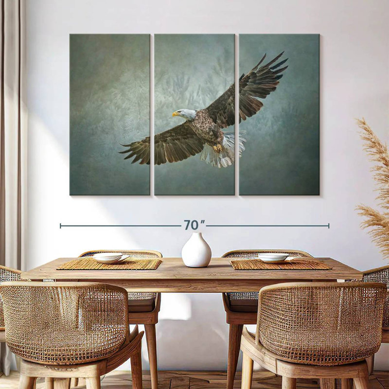 Brampt Majestic Flying Eagle, 32" H x 50" W