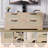 Rattan TV Stand with Mount – 4-Drawer Dresser Entertainment Center for TVs Up to 70 Inch-1093570163