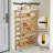 Metal Wire Shoe Rack With X-Shaped Reinforced Frame, Industrial Style-553833377