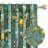 Fancy Hummingbird Patterned  Room Darkening Curtain,Rod Pocket Back Tab Floral Drapes,Set of 2-286680886-286370201