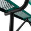 Banc d'extérieur en métal avec dossier Hadleigh-622571437