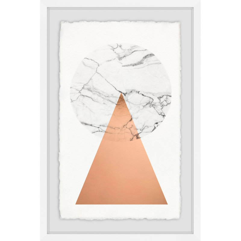 Marble Effect II by Julia Posokhova - Single Picture Frame Print, 91 cm H x 61 cm W x 4 cm D