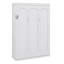 Lit escamotable double pleine grandeur avec tablettes de rangement intégrées-107159724-107159725