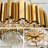 Adjustable Circular Golden Crystal Light