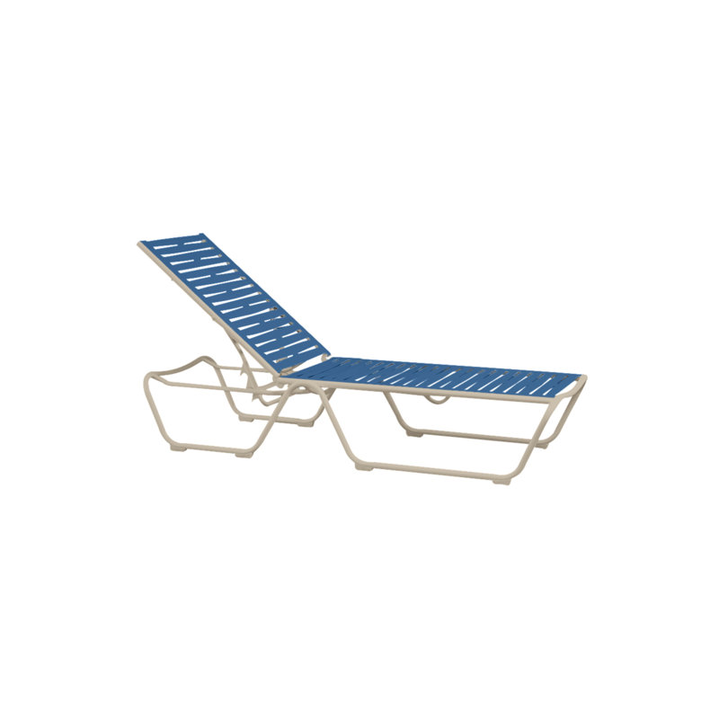 Millennia EZ Span™ Outdoor Metal Chaise Lounge, Driftwood, Sonora