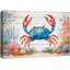 Illustration de crabe, océan côtier, impression sur toile encadrée-126031080-126031083