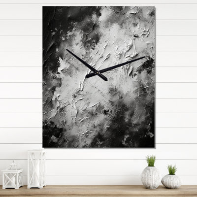 Cinquante nuances de paysage abstrait I - Peinture abstraite, horloges murales