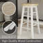 Swivel Solid Wood Counter Stool-112246544
