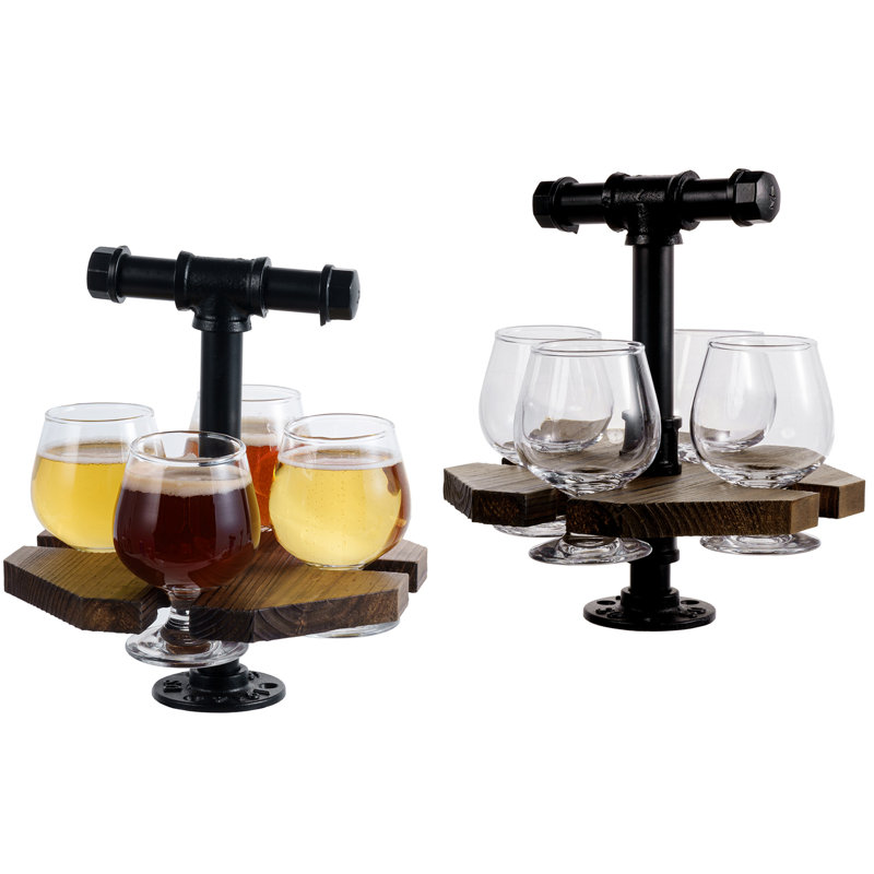 8 Piece 231ml Glass Snifter Set
