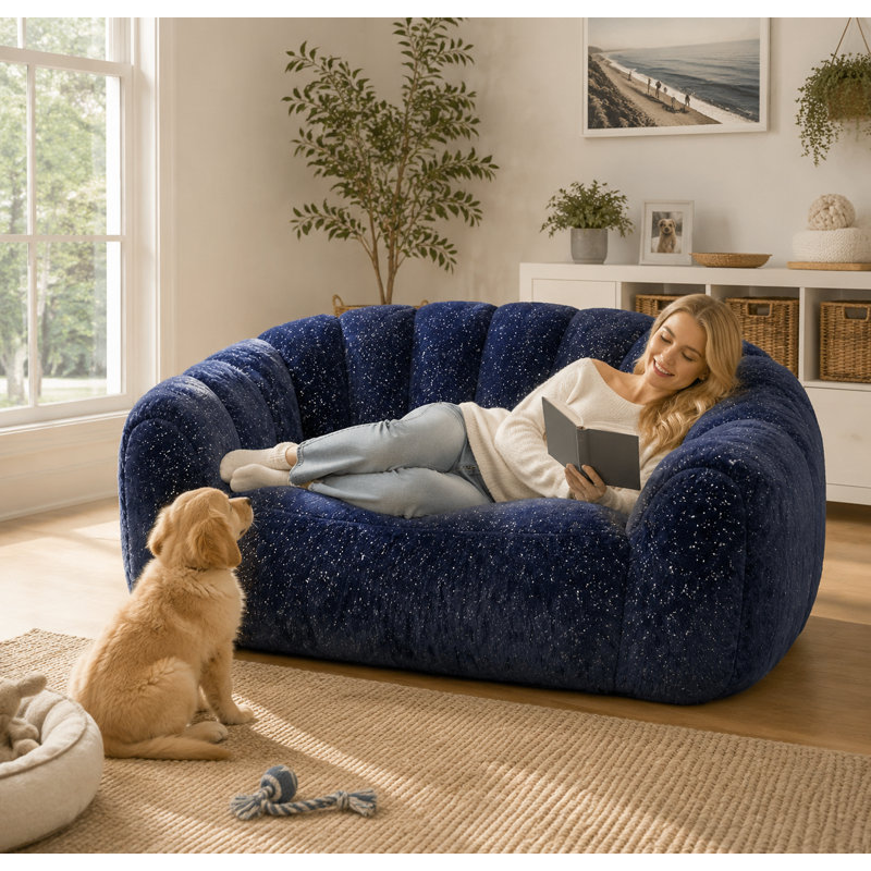 Bean Bag Chair, Blue