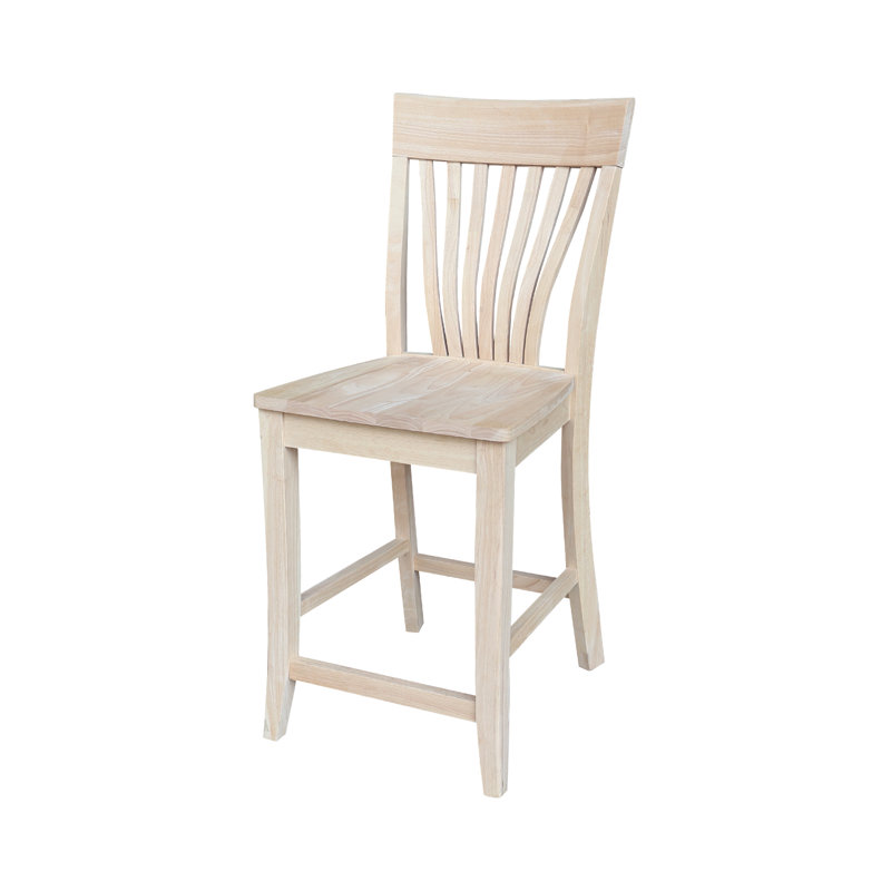 Taksh Solid Wood Counter Stool