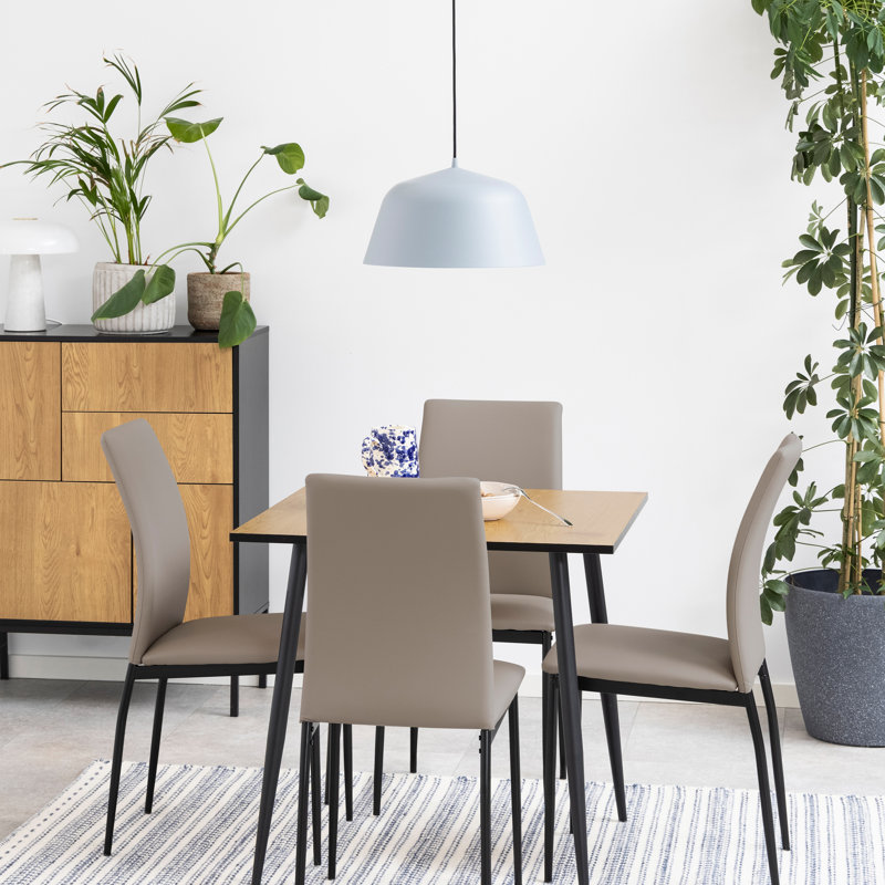 Stepplee Round Metal Base Dining Table