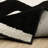 Hennings Abstract Maze Black/ Off-white Area Rug-1901089366