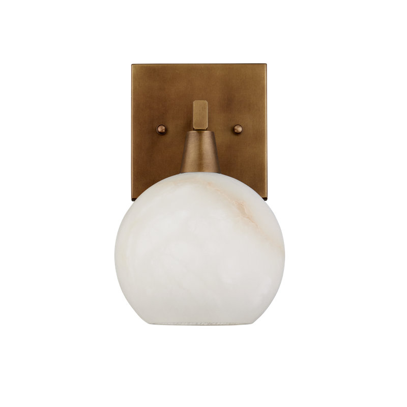 Bombelles Bath Wall Sconce, Antique Brass