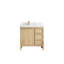 Chêne Elizabeth 36 po X P 22 po De salle de bain Piatra-109650430