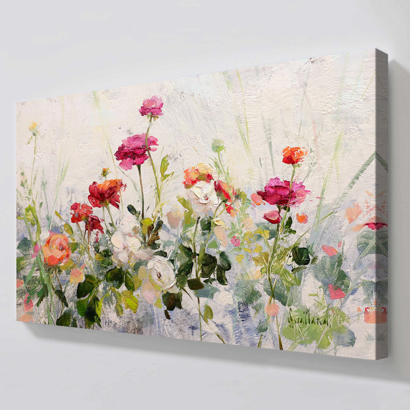"Persian Buttercups" by Katie Swatland Print on Canvas, 36" H x 60" W x 1.5" D