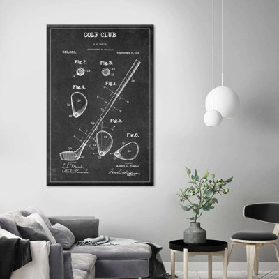 Motif floral noir et blanc sur toile
