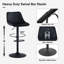 Aleatra Swivel Upholstered Adjustable Height Counter Stool with Metal Frame-1483459006