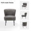 Chaise en similicuir Leona avec base en métal-1712814007