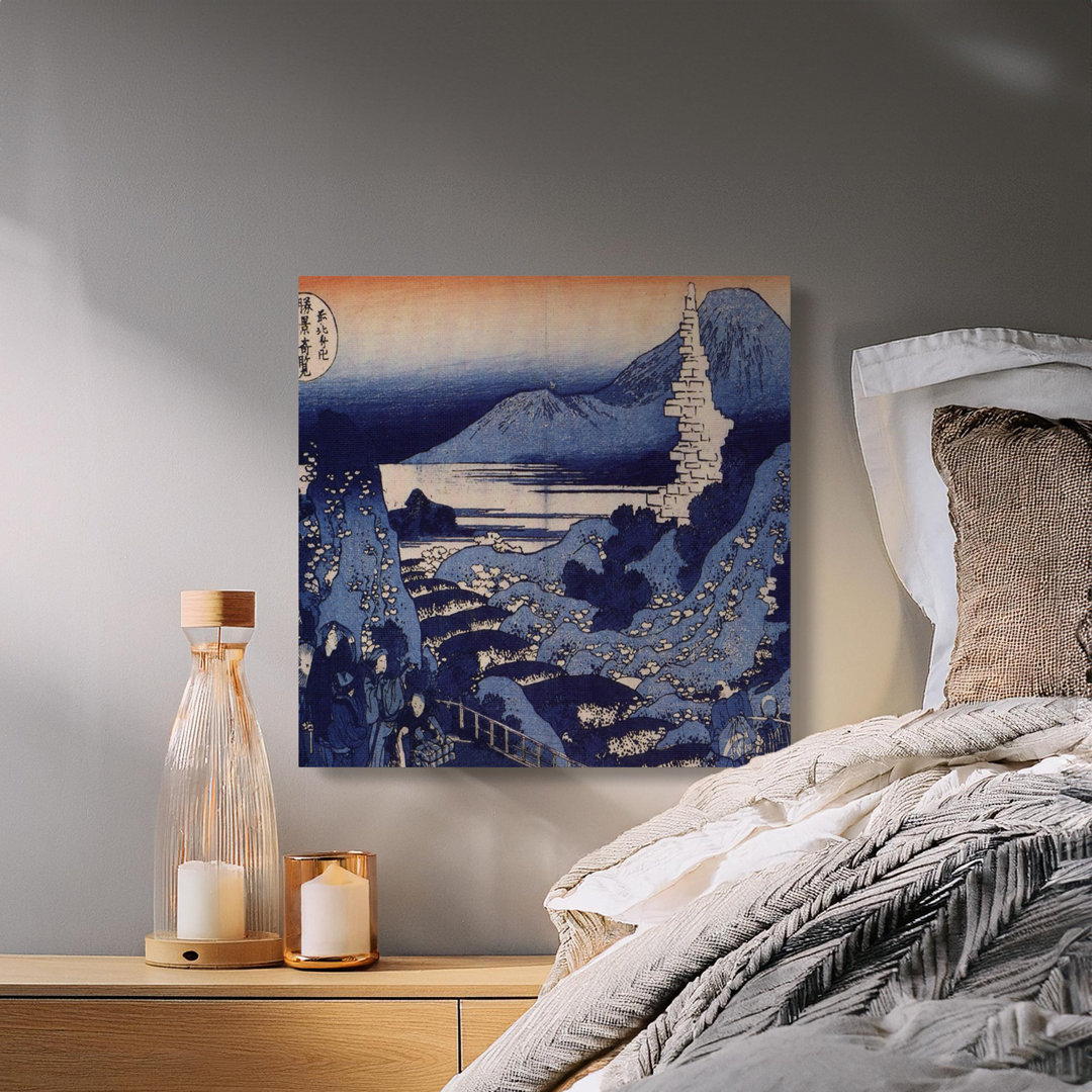 Japanese Landscape Canvas Wall Art, Ukiyo-e Print, Gallery Wrapped Canvas, Ready to Hang, Archival Quality, Modern Decor, Statement Piece