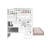 Tena Solid Wood Standard Stairway Bunk Beds Full over Full, 4 Drawers in the Steps, Full Trundle, White-165249773-247366398