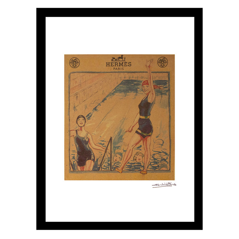 «Pool Mesdames», cadre photo, impression sur toile