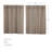 Juana Cotton Striped Tailored Cafe Curtain-886933090-885208570