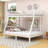 Metal Bunk Bed With Ladder And Guardrails-541667401-541667400