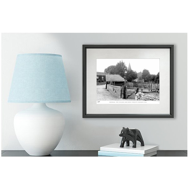 Bosham, The Village And Holy Trinity Church 1902 by Francis Frith - Single Picture Frame Print, 60cm H x 80cm W x 2.3cm D