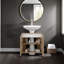 Armoire de rangement sous l'évier avec tablettes ouvertes-905337395