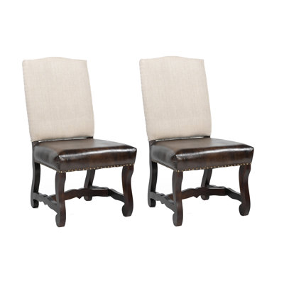 Lovell Upholstered Solid Wood Dining Chairs