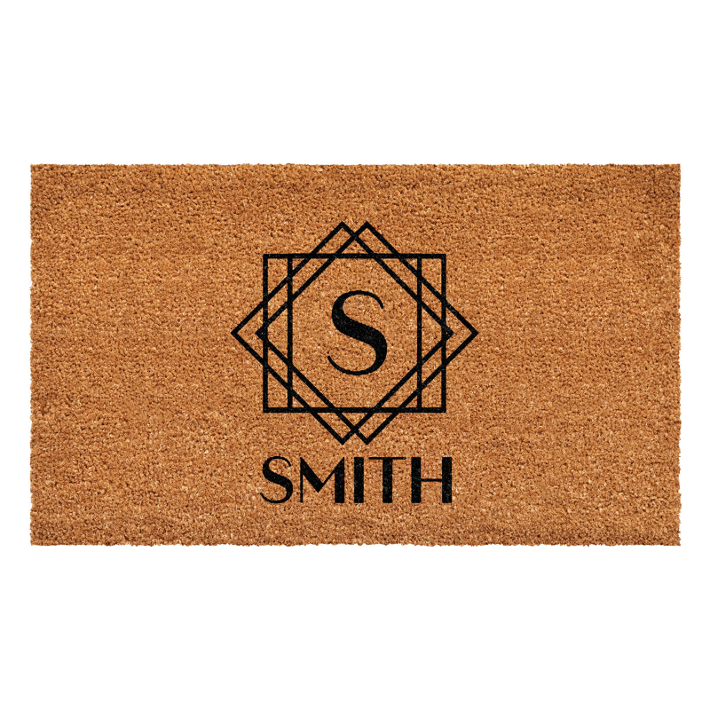 Personalizable Non-Slip Outdoor Doormat, 36" W x 72" L