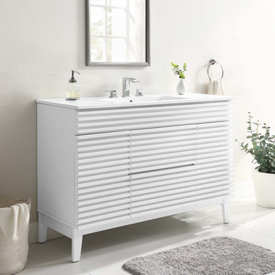 Meuble-lavabo simple 48 po Render