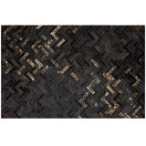 Estrella Cowhide Geometric Area Rug