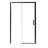 44-48 In. W X 74 In. H Matte Black Sliding Glass Shower Door With 5/16 In. (8Mm) Tempered Glass | Gift Idea