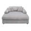 Baleigh Contemporary Chaise with 2 Pillows and Plastic Legs-1728793303