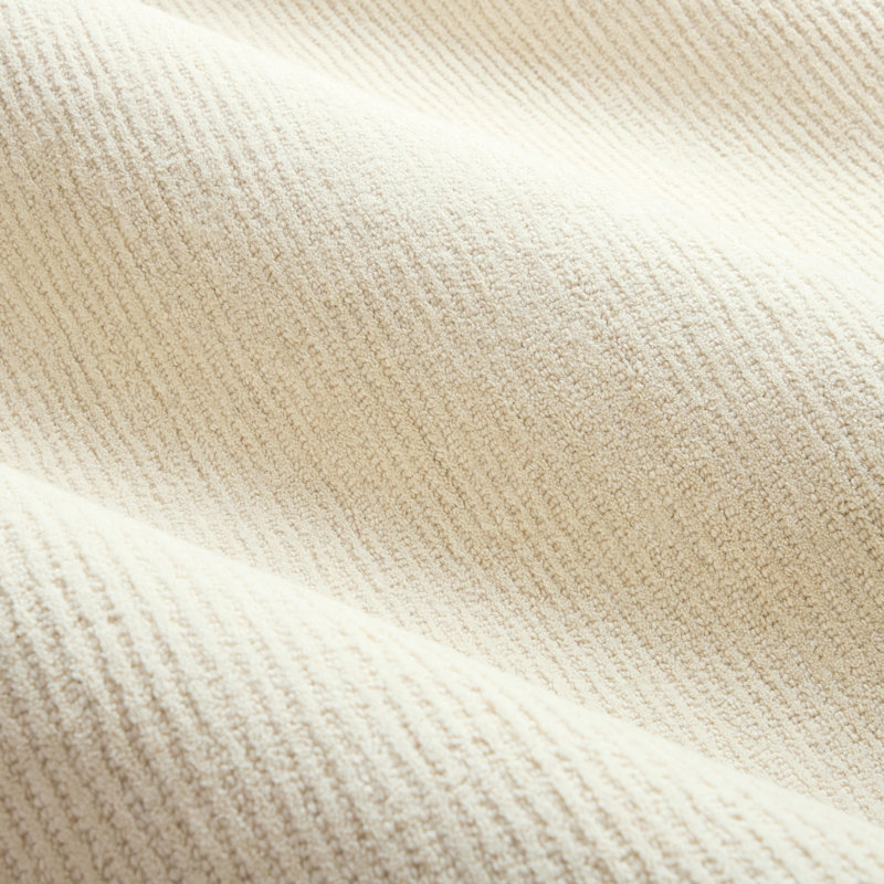 Town & Country Luxe Rita Ribbed Textured Handcrafted Area Rug Taupe/Ivory, Rectangle 6' x 9'