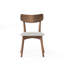 Ensemble de 2 chaises de salle à manger rembourrées Mid-Century-824160646