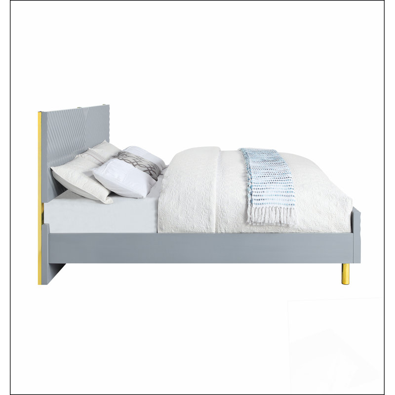 Lit Gaines Robuste et durable, moderne et simple, matériaux écologiques, facile à installer, ultrabrillant