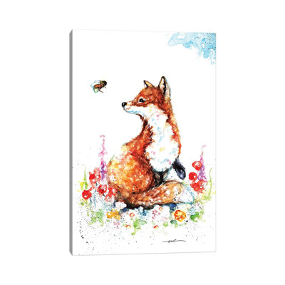 Summer Fox by BebesArts - Painting on Canvas