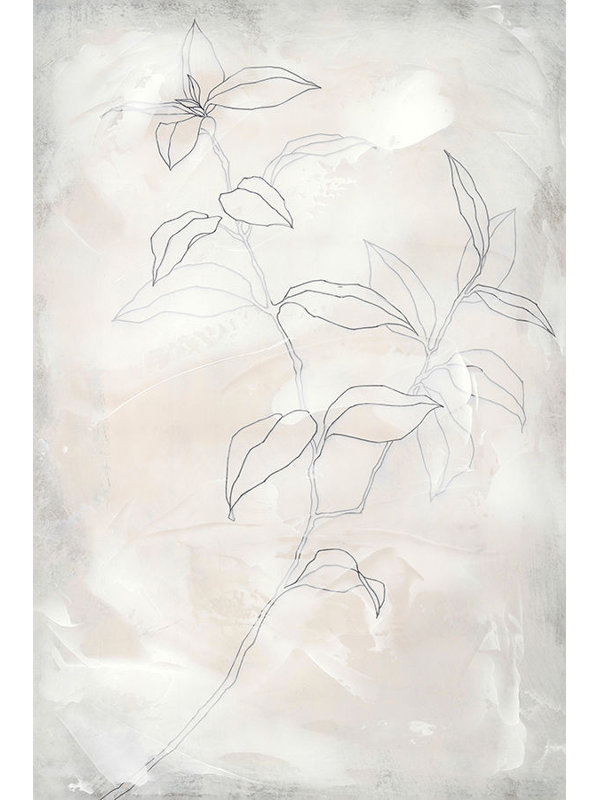 As Usual II Painting by Bella Lane, 36" H x 24" W x 1.5" D, Image Brush Gel