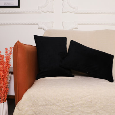Housse de coussin en velours