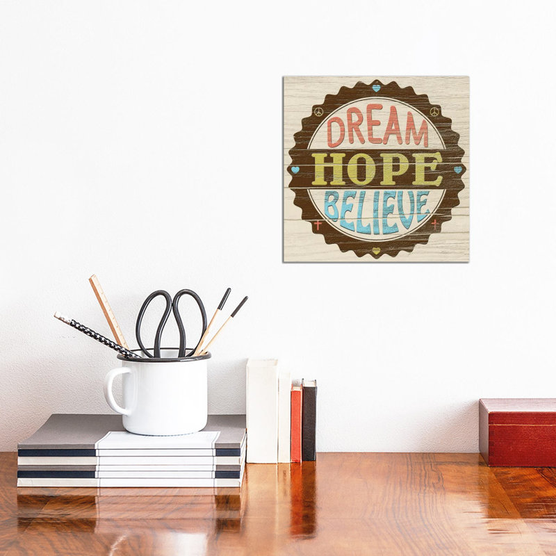 Seal Of Hope by Alonzo Saunders - Wrapped Canvas Print, 30.48 cm H x 30.48 cm W