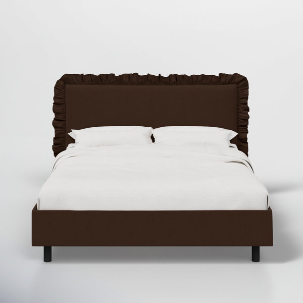 Single Bed Ruffle Lyra Ruffle Platform Bed | Birch Lane