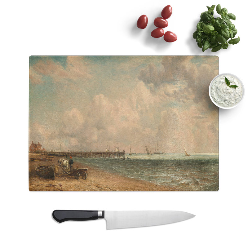 Yarmouth Jetty by John Constable Chopping Board, 0.4cm H x 20cm W x 28.5cm L