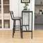 Ensemble de table de bar 3 pièces avec 3 tabourets-355181518-355181505