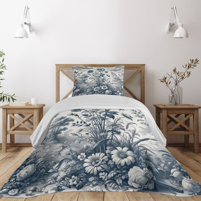 Polyester Coverlet, Twin Coverlet + 1 Standard Shams